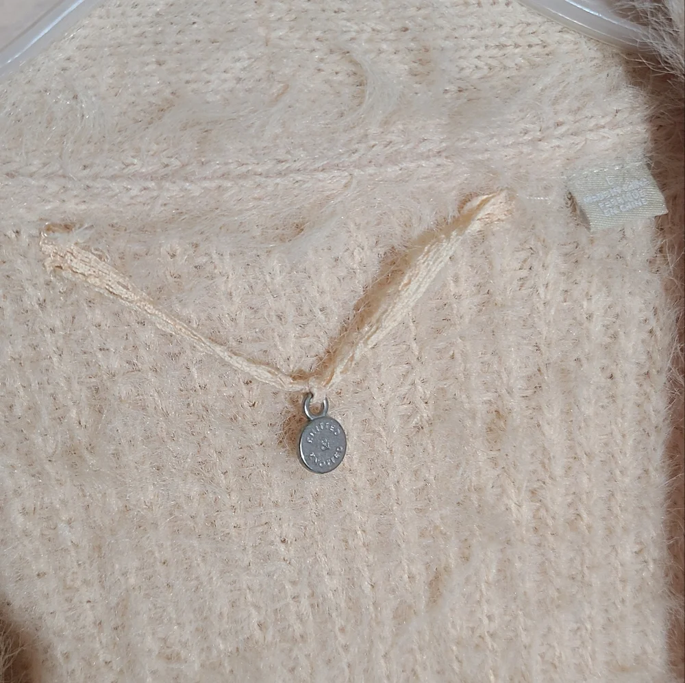 Knitted and knotted cardigan eyelash pocket long cozy sweater - Picture 10 of 16